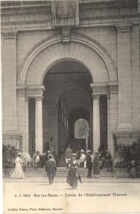 CPA AIX-les-BAINS - Entrée de l'Établ. Thermal (173714)