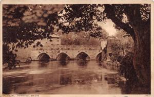 SALISBURY WILTSHIRE UK HARNHAM BRIDGE~PHOTOCHROM POSTCARD