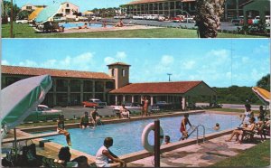 USA La Fiesta Court St Augustine Beach Florida Vintage Postcard 05.30