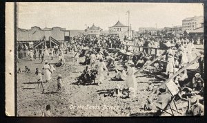 Mint RPPC Real Photo Postcard South Africa Durban On The sands