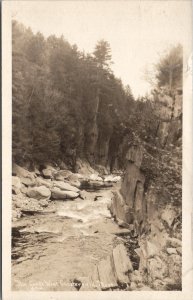 RPPC The Gorge West Chesterfield Massachusetts 1930 Real Photo Postcard Y10