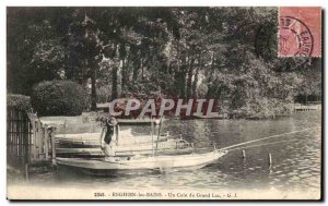 Old Postcard Enghien Les Bains A Corner of the Great Lake