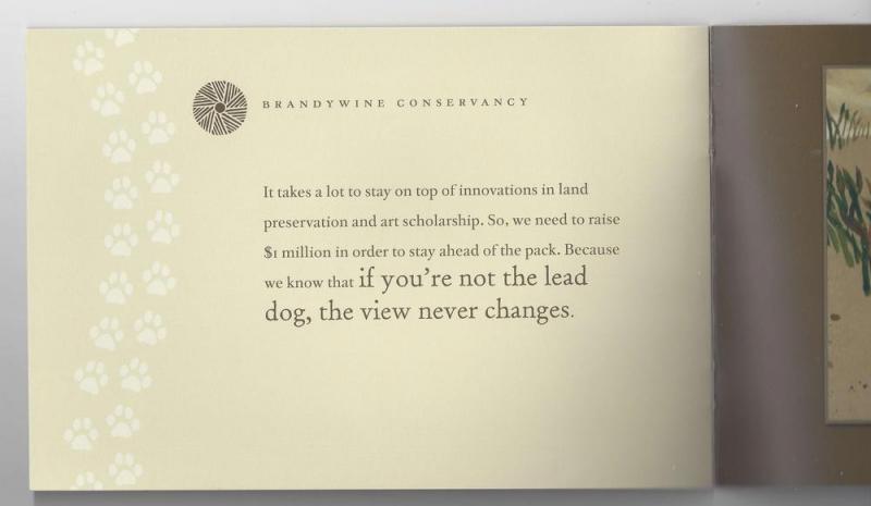 Jamie Wyeth Brandywine Conservancy Fundraising Booklet Dogs