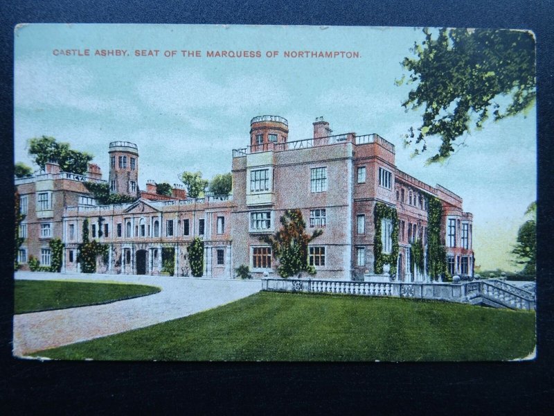 CASTLE ASHBY Marquess of Northampton - Old Postcard by G.D.& D. Star Series