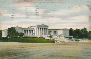 Buffalo NY, New York - Albright Art Gallery at Delaware Park - pm 1909 - DB