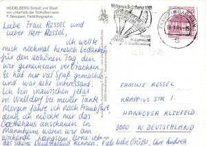 GG3084 heidelberg schloss und stadt  postcard  germany