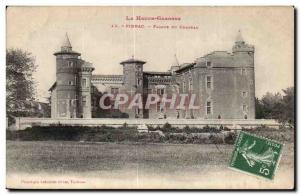 Old Postcard Pibrac Facade of the castle