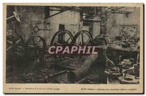 Old Postcard Roye Somme Machinery candy Lebandy sacked