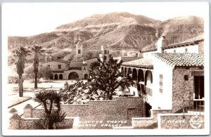 Scotty's Castle and Guest House Death Valley California CA RPPC Photo Postcard