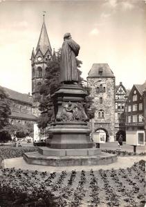 B44606 Eisenach Lutherdenkmal mit Nicolaikirche und Nicolaitor  germany