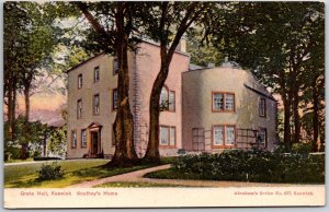 Greta Hall Keswick Southey's Home England House and Grounds Postcard