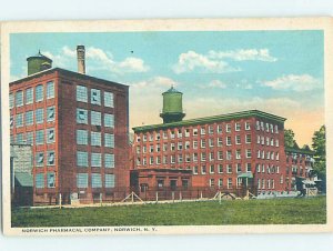 Pre-Chrome FACTORY SCENE Norwich - Near Oneonta New York NY AG3725