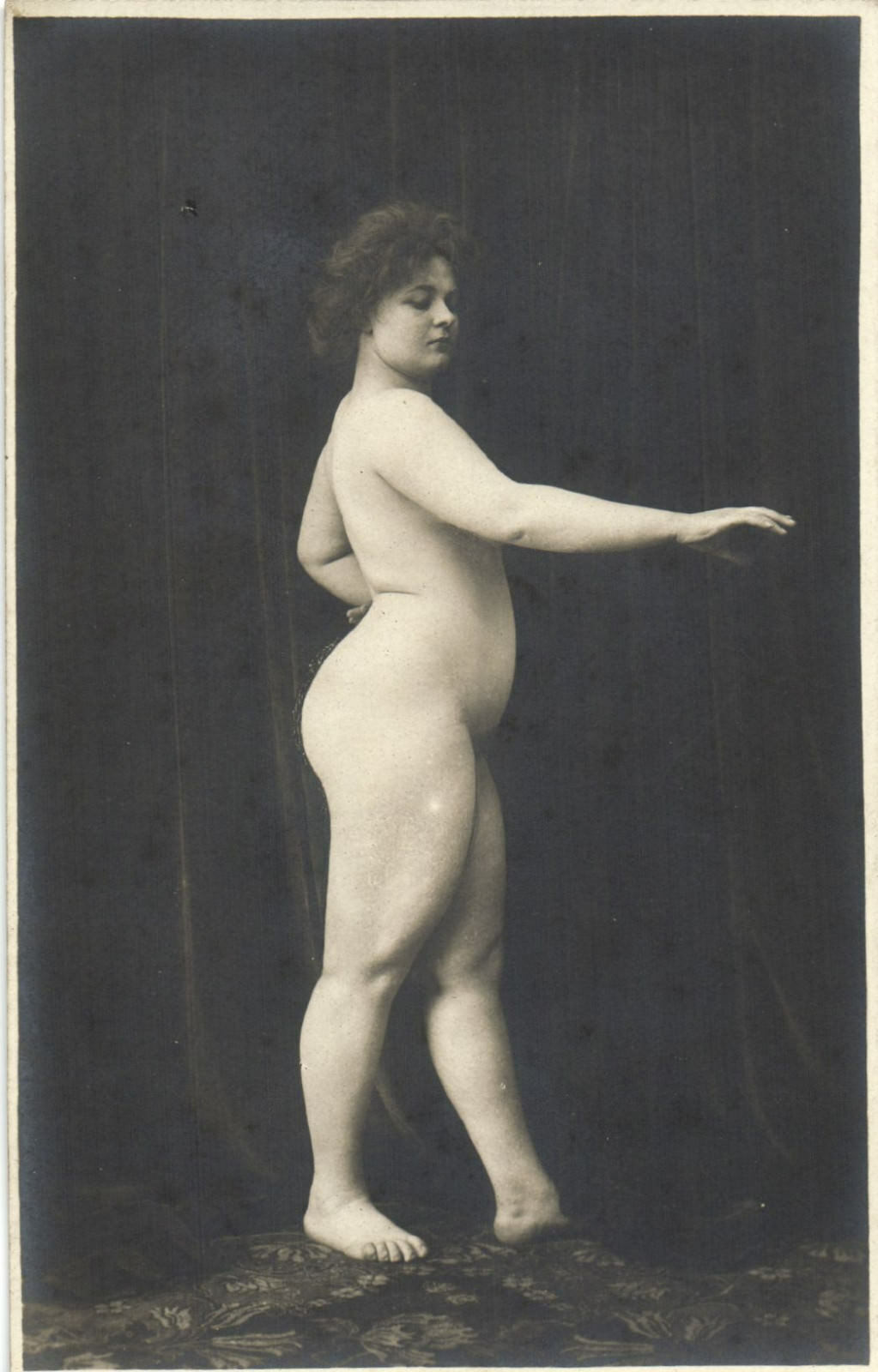 110461 NUDE Young Woman Old PHOTO color PC | Topics - Risque - Other,  Postcard