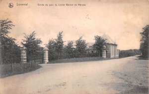 EntrÈe du Parc du Comie Werner de Merode Loverval Belgium Unused 