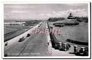 Great Britain Great Britain Old Postcard The Esplanade and Mount Fleetwood