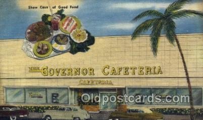 Miami Beach, FL USA The Governor Cafeteria Unused 