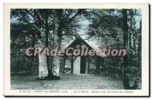 Postcard Old Bridge Seine Aube 3 Heires