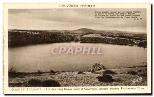 Old Postcard L & # 39Auvergne Poetique Tazenat