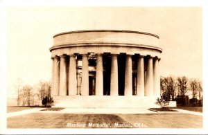 Ohio Marion Harding Memorial Real Photo