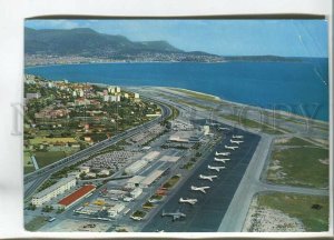480883 1969 year France Nice Airport real posted to USSR postcard
