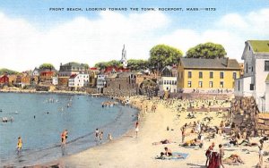 Front Beach Rockport, Massachusetts Postcard