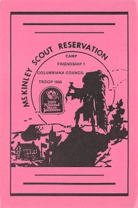 McKinley Scout Reservation, Non Postcard backing Lisbon, Ohio, USA Unused 