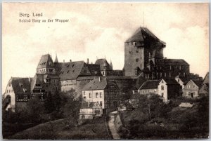 Berg. Land Schlob Burg an der Wupper Castle in Solingen Germany Postcard