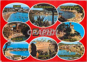 Modern Postcard Costa Brava Doferents aspestes