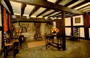 England Stratford Upon Avon Anne Hathaways's Cottage The Kitchen