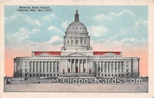 Missouri State Capitol Jefferson City, MO, USA 1920 