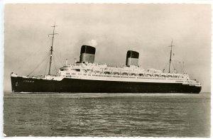 Compagnie Generale Transatlantique, French Line - SS Liberte.   RPPC