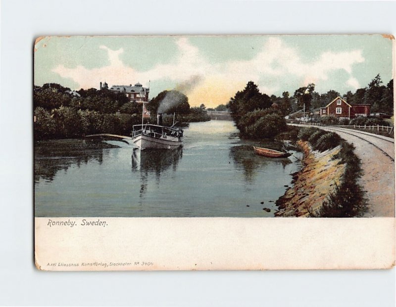 Postcard Ronneby Sweden