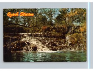 Ozark Mountains Stream Arkansas AR UNP Chrome Postcard Postcard M15