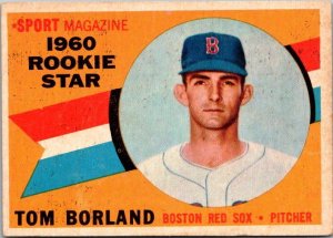 1960 Topps Baseball Card Tom Roland Boston Red Sox sk10532