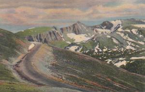 Colorado Rocky Mountains Panorama Of Trail Ridge Road Curteich