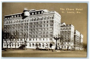 c1950's The Chase Hotel Building Street View St. Louis Missouri MO Postcard