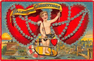 J20/ Valentine's Day Love Holiday Postcard c1910 Art Beautiful 34