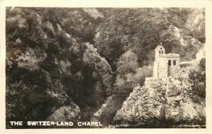 1920s RPPC Postcard; Switzer-Land Chapel, Arroyo Seco, San Gabriel Mountains CA