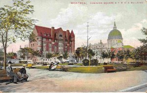 Dominion Square YMCA Building Montreal Quebec Canada 1910c postcard