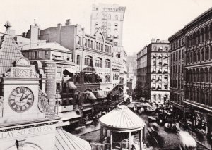 Massachusetts Boston Scollay Square Looking Toward Court Street Circa 1906