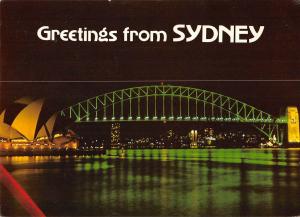 BR101950 sydney by night greetings   australia