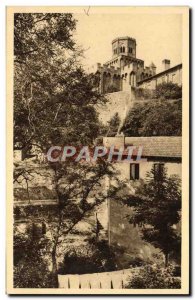 Old Postcard Royat L & # 39Eglise St Leger view the edges of the Tiretaine