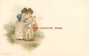 6 Postcards Set, Signed HMB, Williston Press No 16, Children Romance, Playing