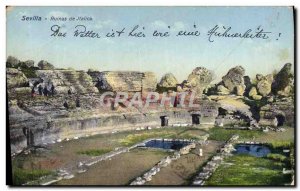 Old Postcard From Sevilla Ruinas Jtalica