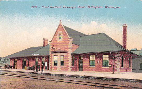 Washington Bellingham Great Northern Railroad Passenger Depot