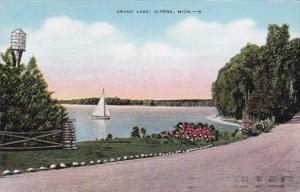 Michigan Alpena Sailing On Grand Lake