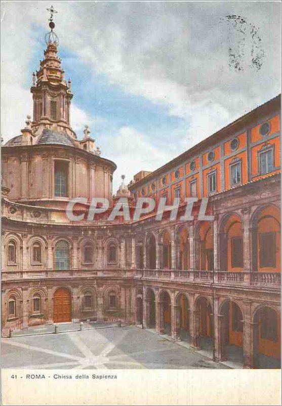 Postcard Modern Chlesa Roma Sapienza