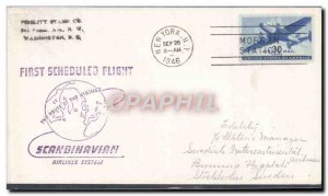 Letter United States Scandinavian Airlines to Stockholm September 26, 1946