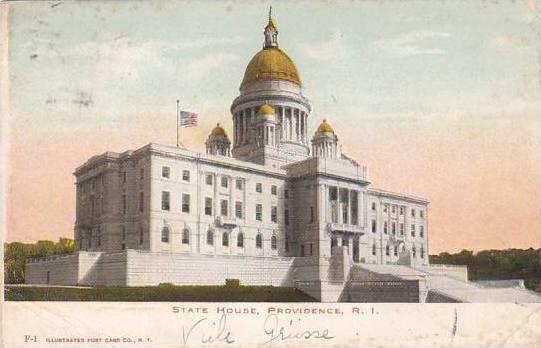 Rhode Island Providence State House 1907