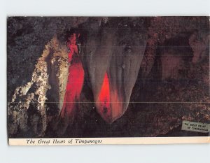 Postcard Great Heart of Timpanogos Timpanogos Cave Wasatch Mountains Utah USA